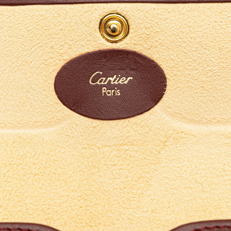 Cartier Must Line Leather Glasses Case in Great Condition