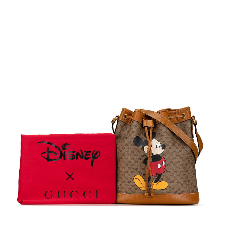 Gucci Mini GG Supreme Disney Mickey Mouse Bucket Bag