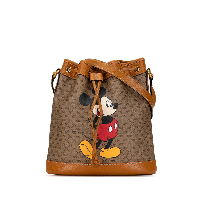 Gucci Mini GG Supreme Disney Mickey Mouse Bucket Bag