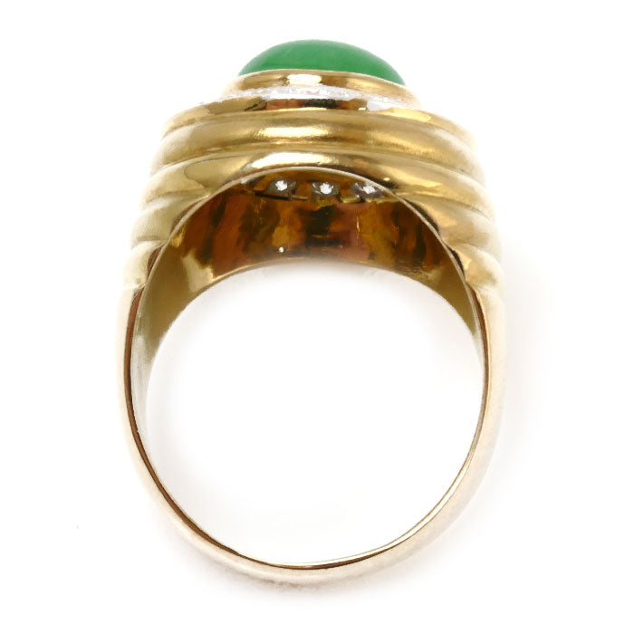 K18YG Yellow Gold Ring Quartz