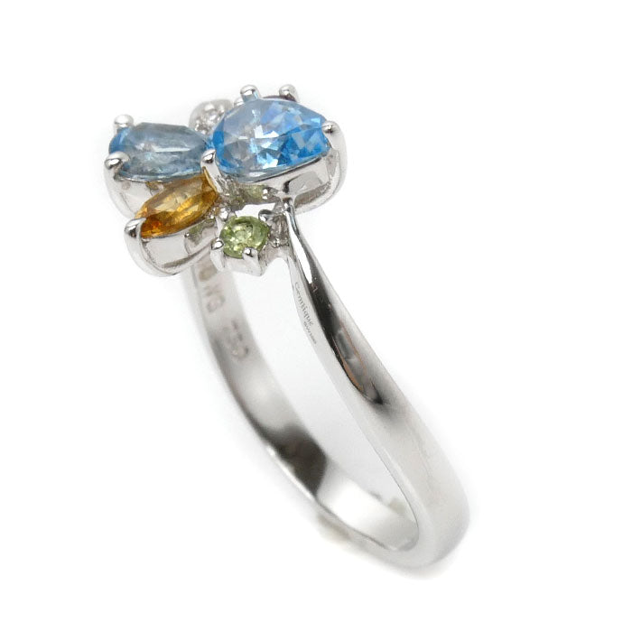 K18WG Diamond Ring 0.01ct