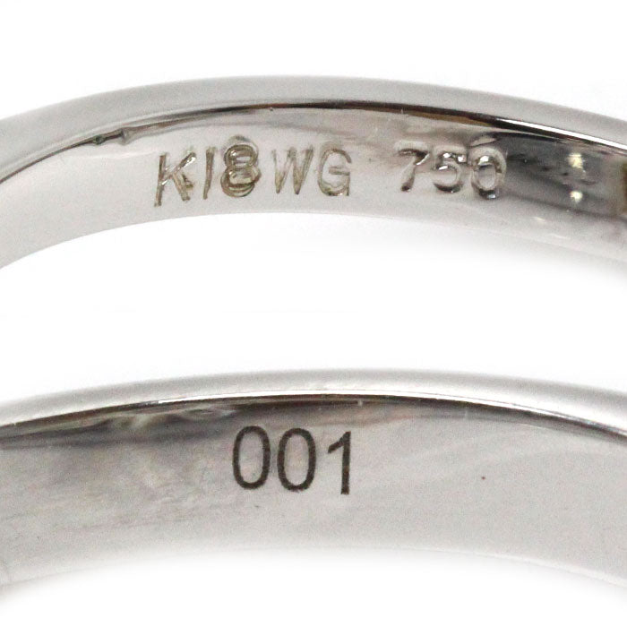 K18WG Diamond Ring 0.01ct