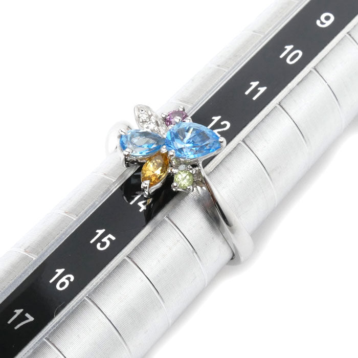 K18WG Diamond Ring 0.01ct