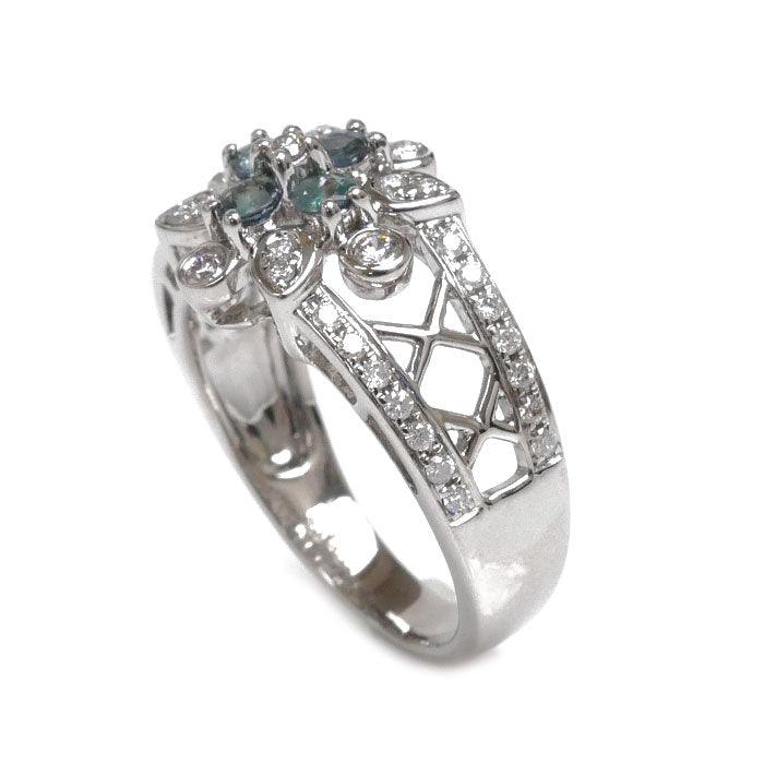 K18WG Diamond Ring 0.31ct 0.40ct