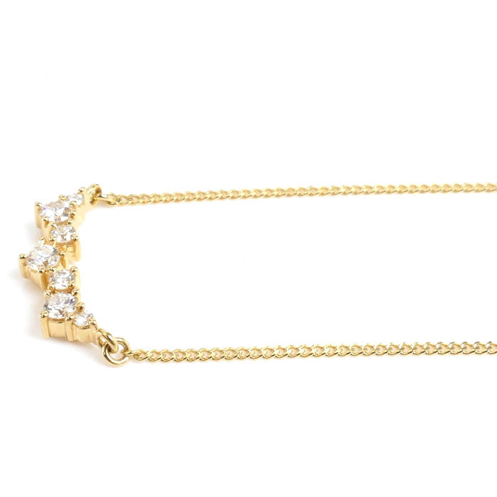 TASAKI K18YG Yellow Gold Diamond Necklace