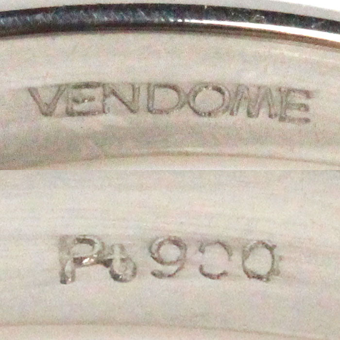 Vendome Aoyama Pt900 Platinum Diamond Ring