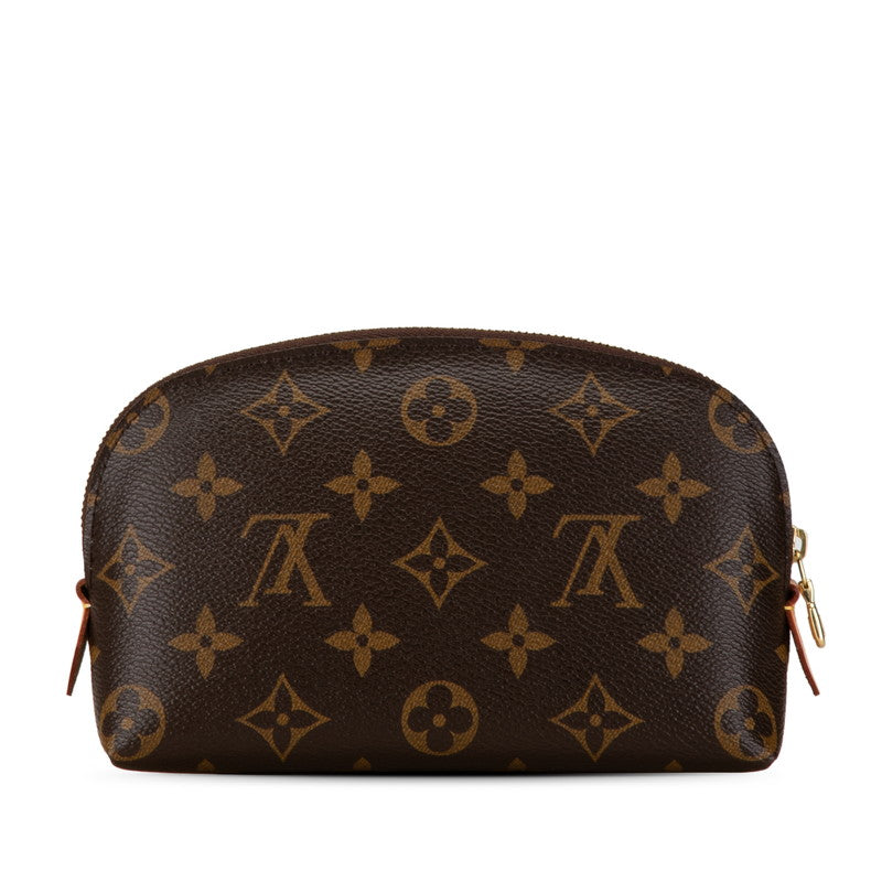 Louis Vuitton Monogram Cosmetic Pouch M47515 Brown PVC Leather in Very Good Condition