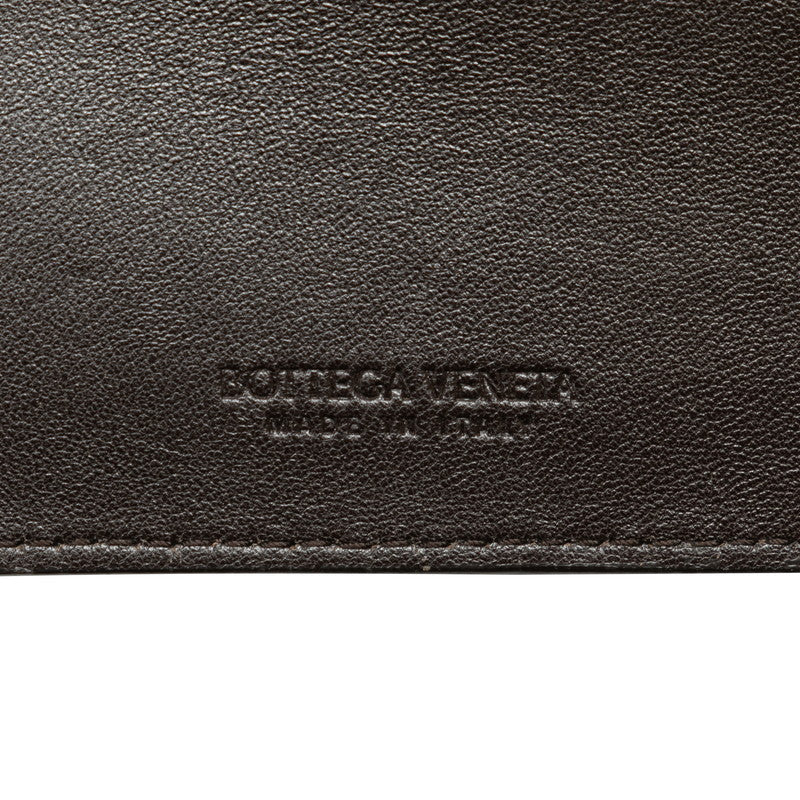 Bottega Veneta Leather Coin Case Brown