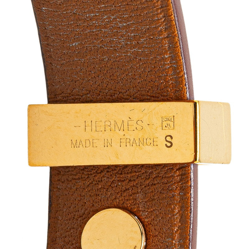 Hermes Mini Dog Anno Leather Bracelet