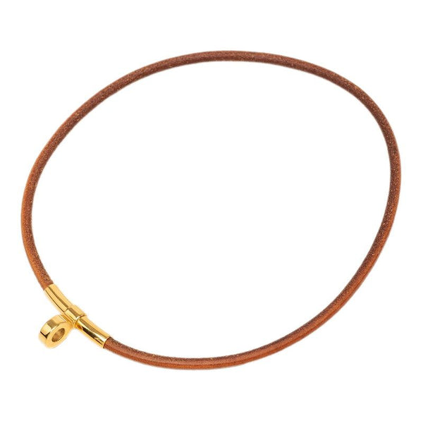Hermes Double Kelly Leather Bracelet