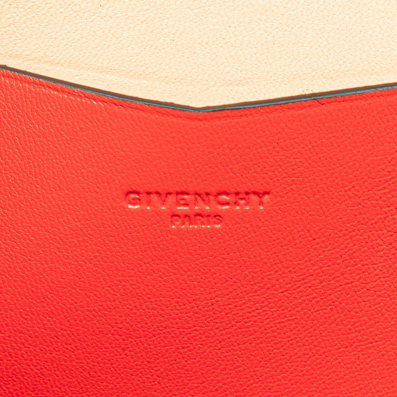 Givenchy 4G Logo Leather Clutch Bag