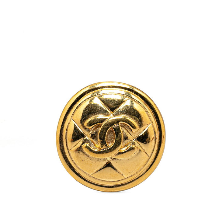 Chanel Coco Mark Gold Brooch