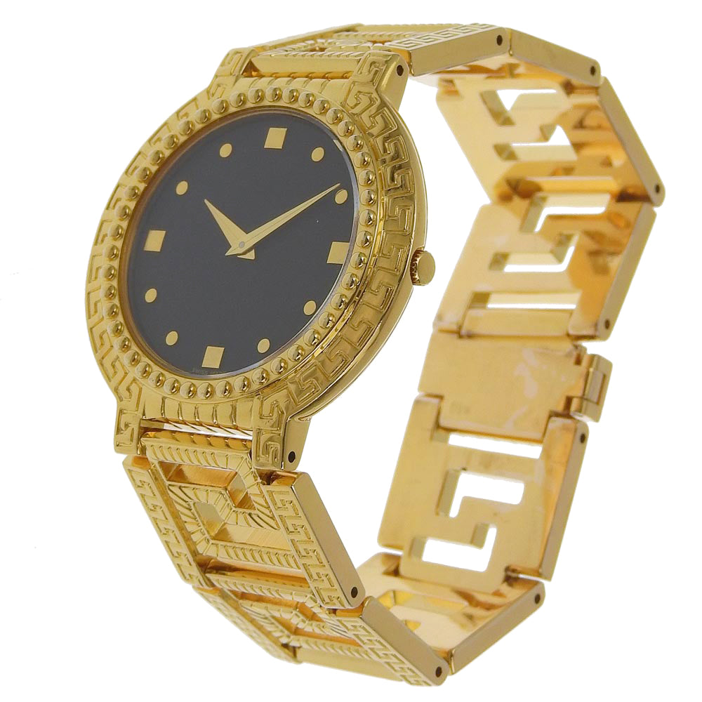 Versace Medusa Men's Coin Watch, Gold Plated, Swiss-Made Quartz 7008003.0
