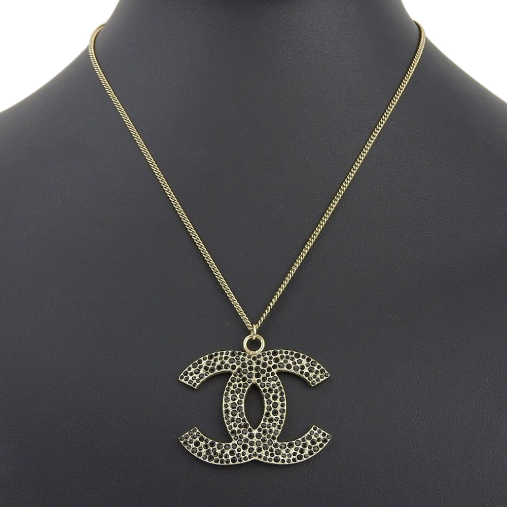 Chanel Gold Plated Coco Mark Necklace