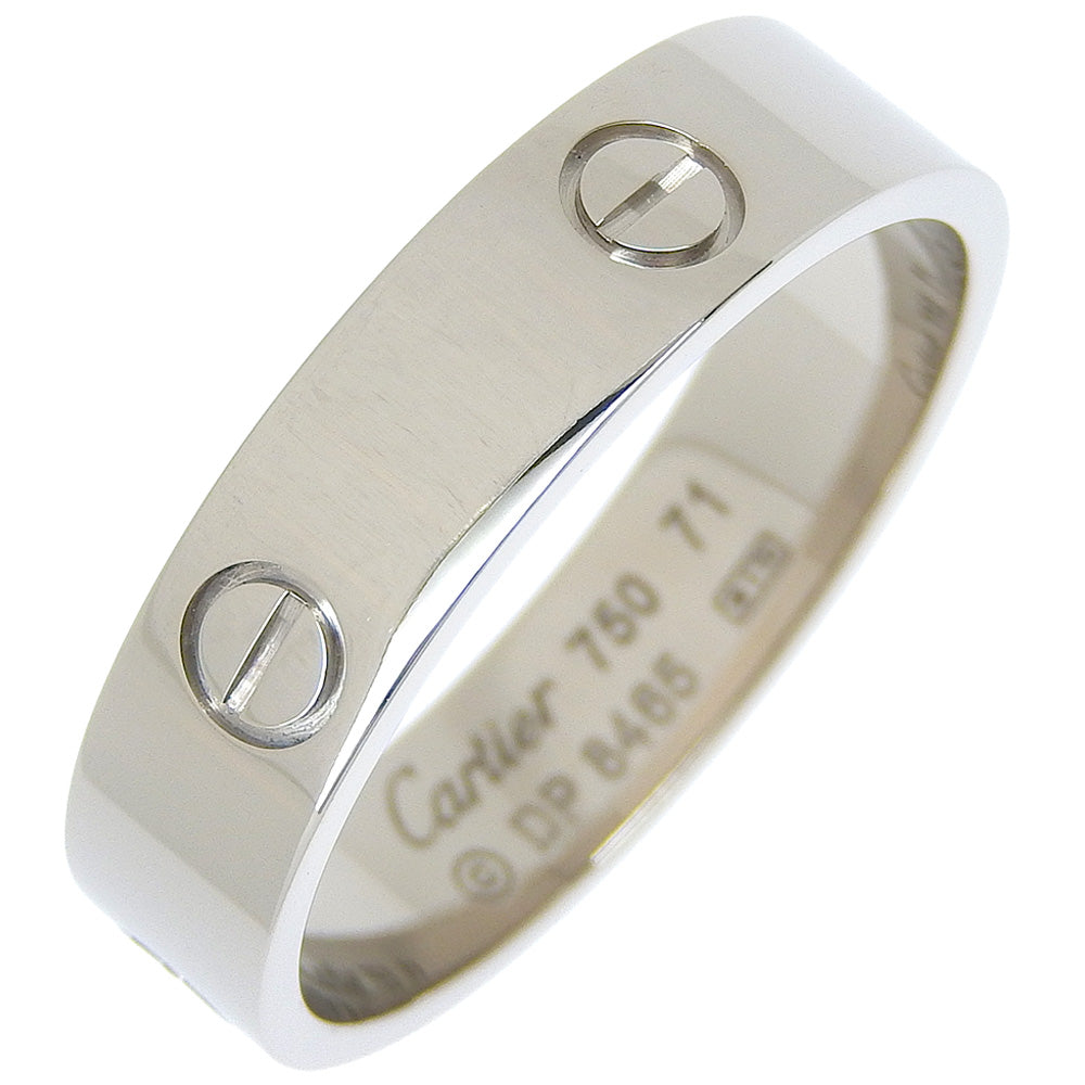 Cartier Love Ring K18 White Gold