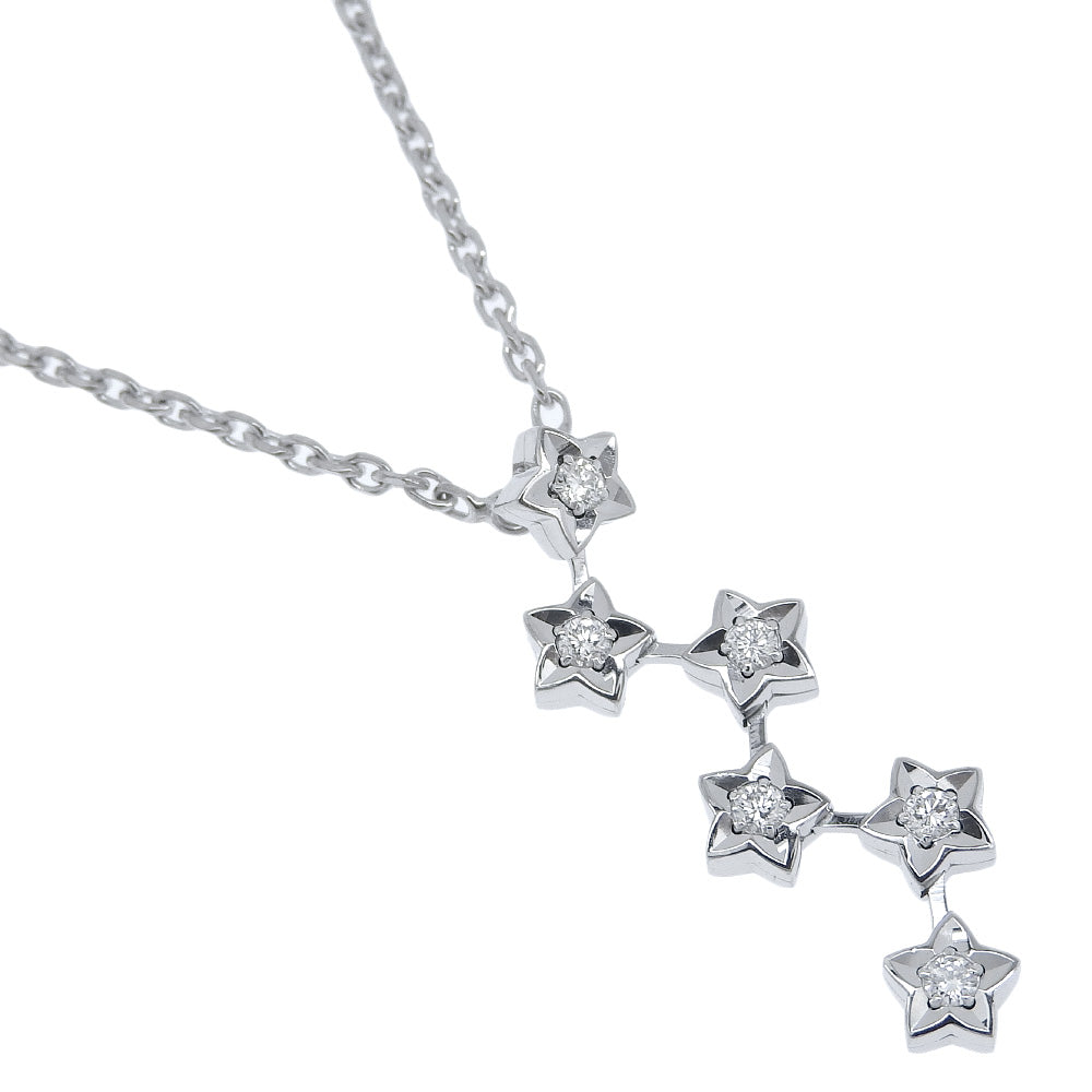 Chanel Comet Star Necklace K18 White Gold Diamond