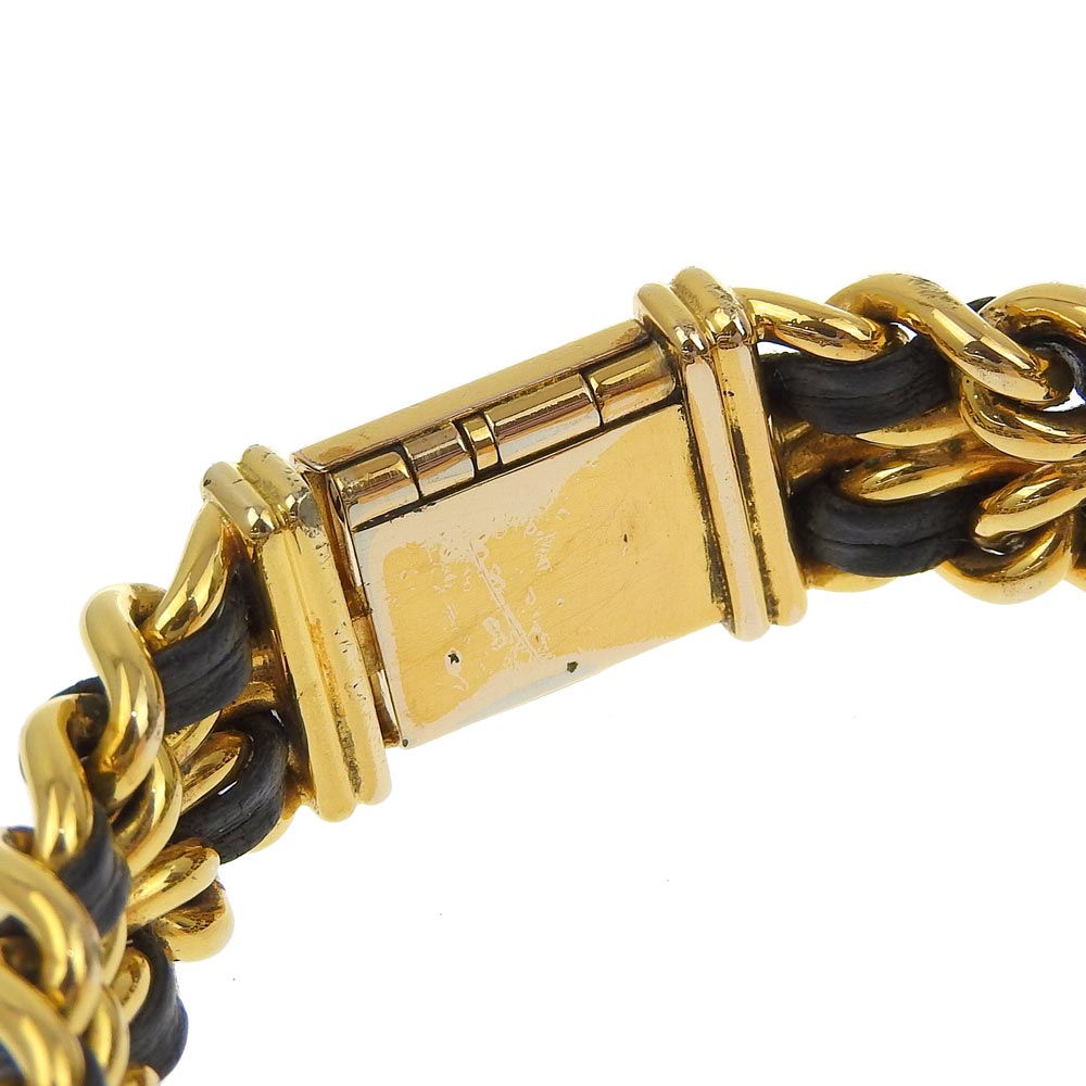 Chanel Premiere L Gold Plated Leather Quartz Watch