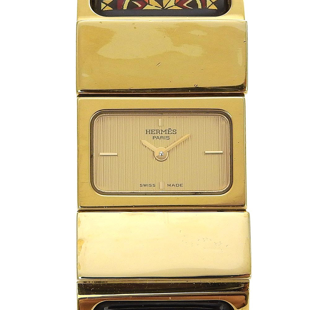 Hermes L01.201 Gold Plated Quartz Watch