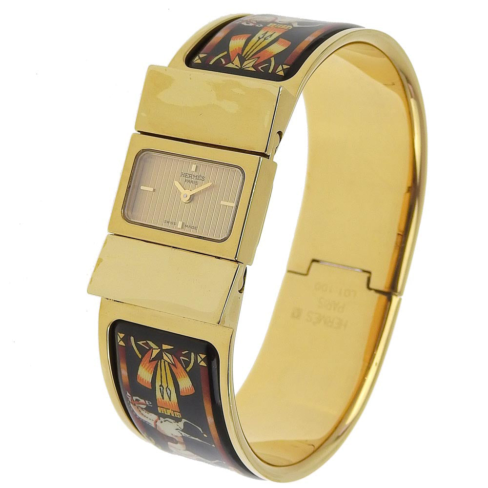 Hermes L01.201 Gold Plated Quartz Watch