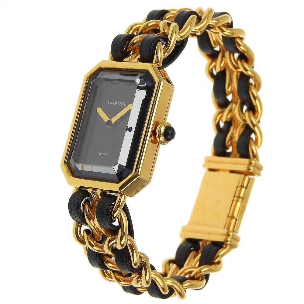 Chanel Premiere S Quartz Watch H0001 Gold Plated