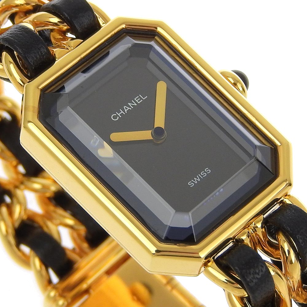 Chanel Premiere S Quartz Watch H0001 Gold Plated