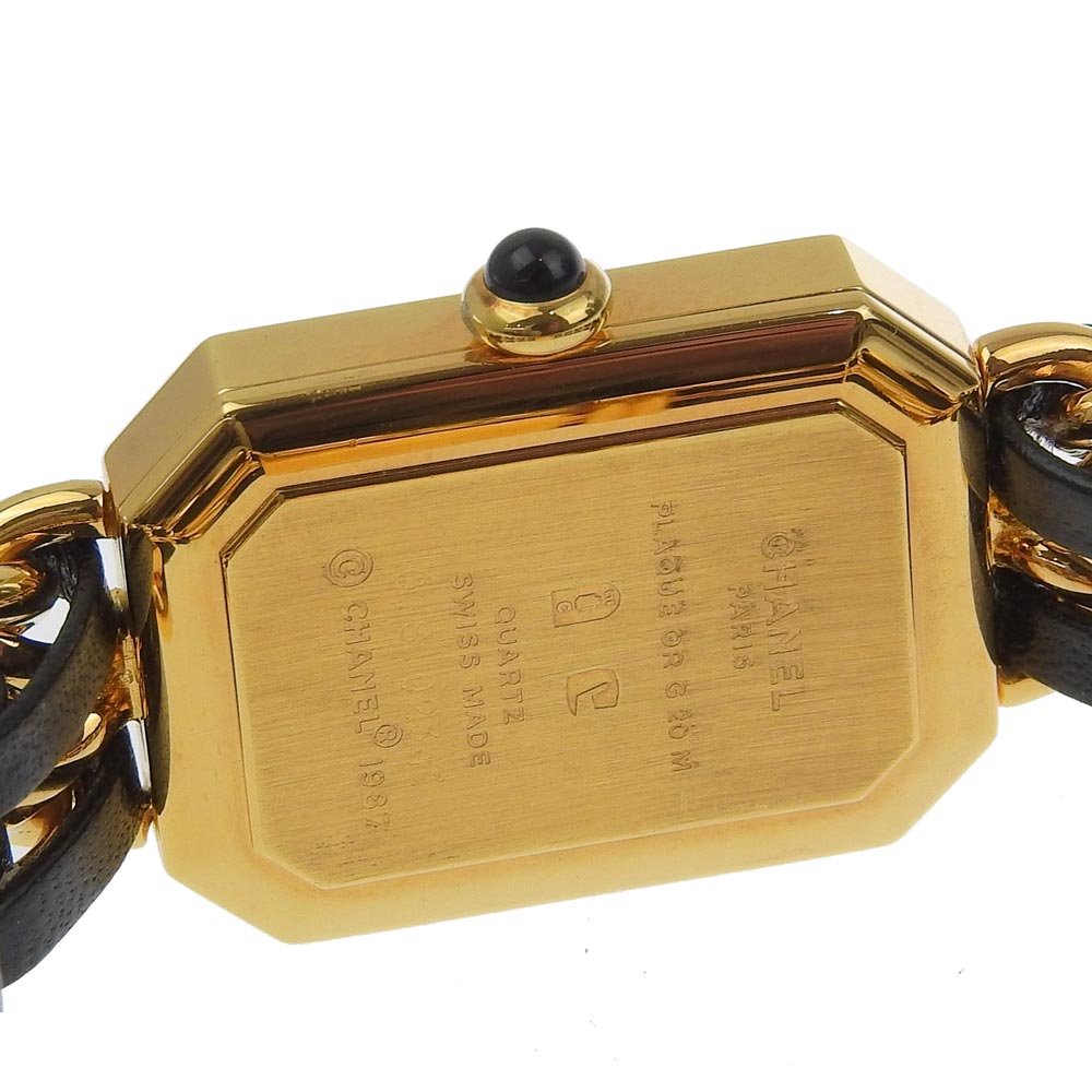 Chanel Premiere S Quartz Watch H0001 Gold Plated