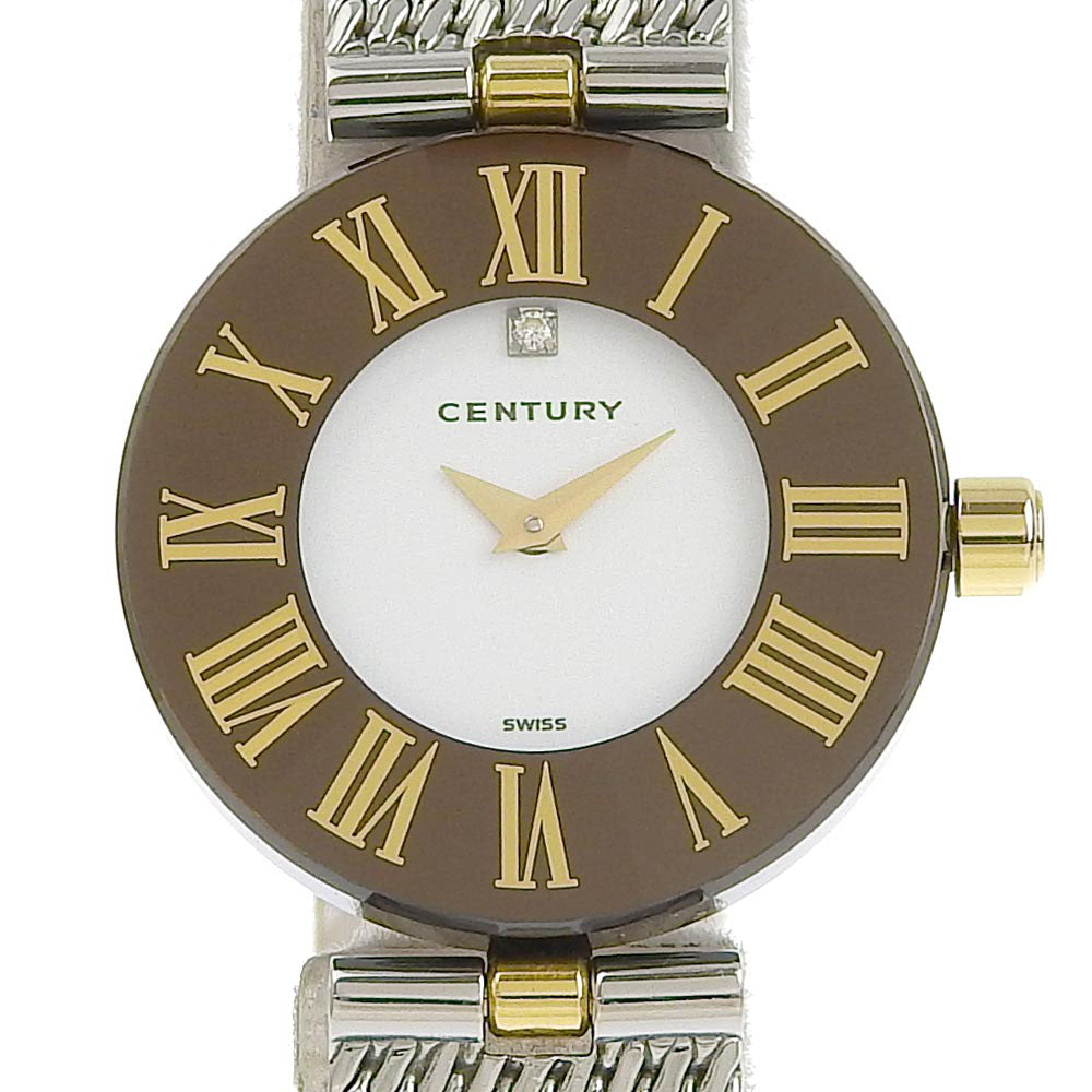 Century Time Gem Quartz Watch Stainless Steel