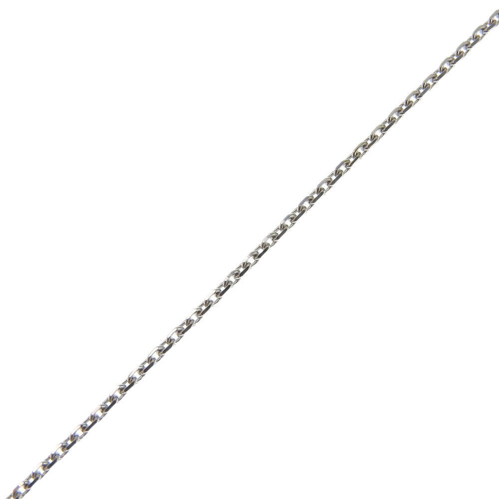 Cartier C Heart Necklace K18 White Gold Diamond