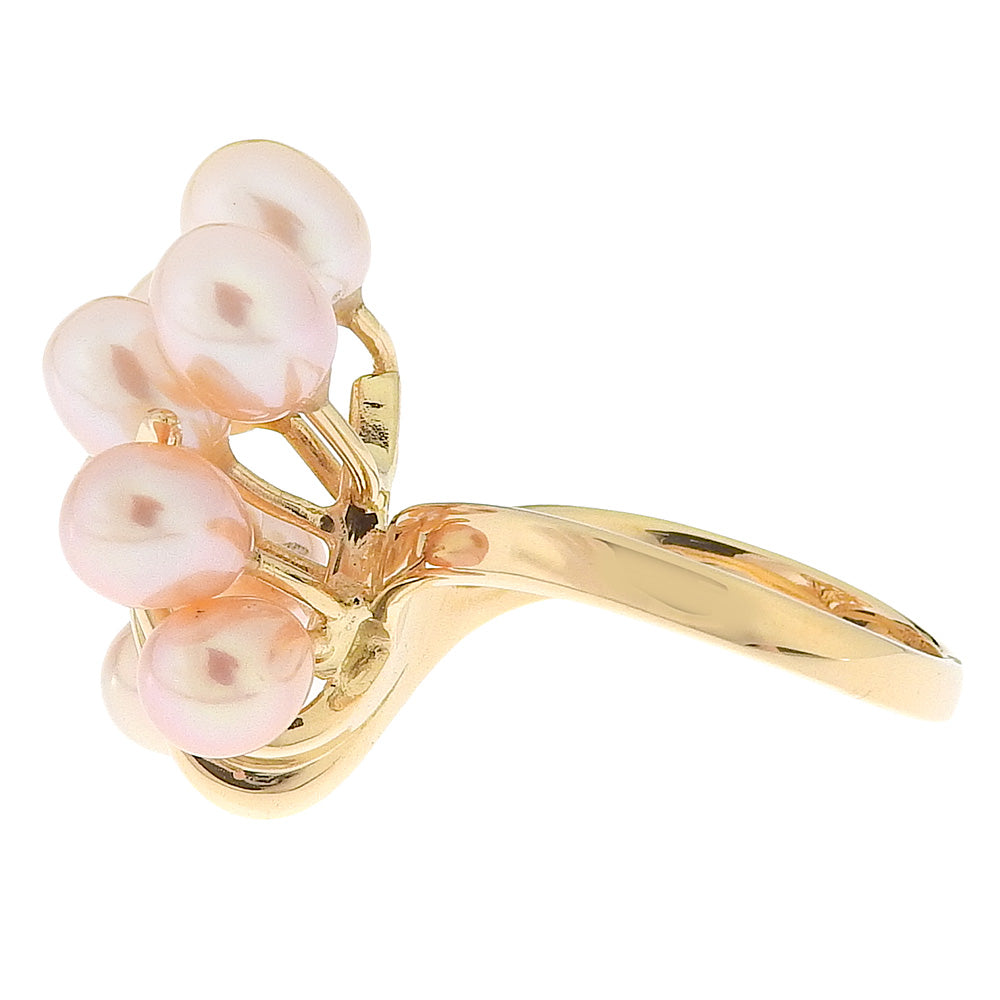 Tasaki Pearl Ring K18 Yellow Gold