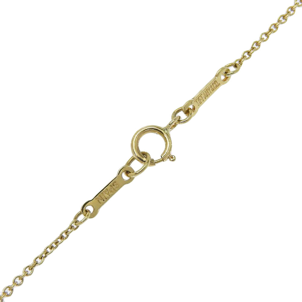 Tiffany Open Heart Necklace K18 Gold Diamond