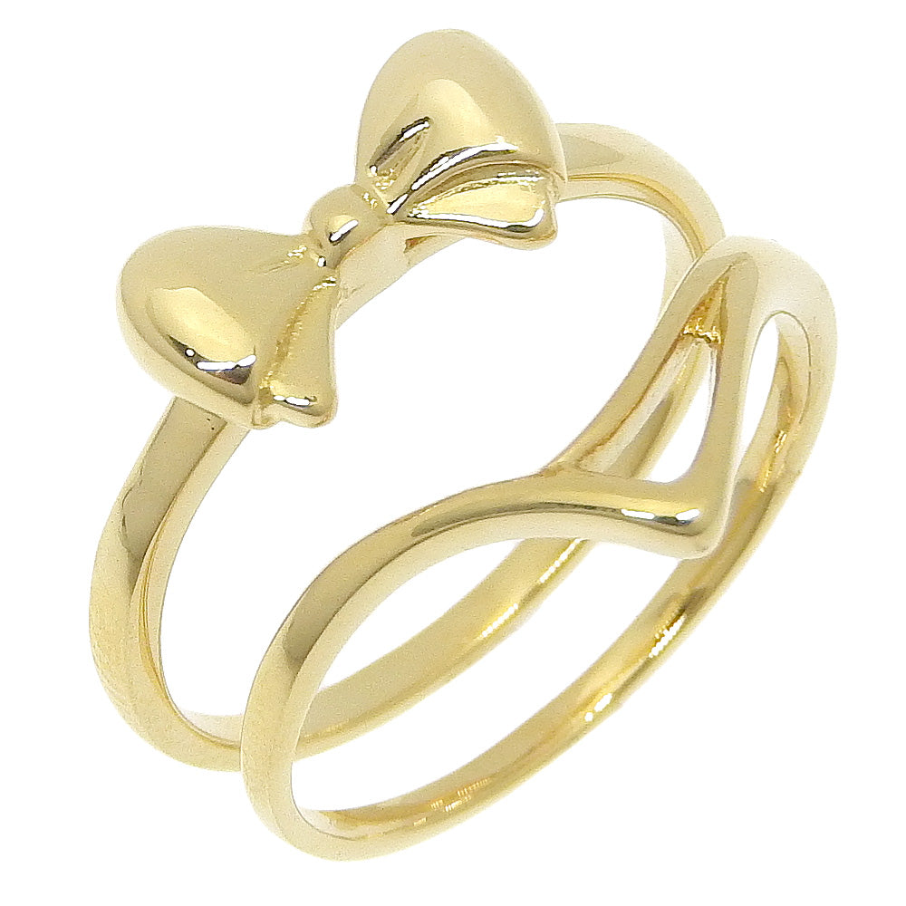 Mikimoto K18 Yellow Gold Ring Set