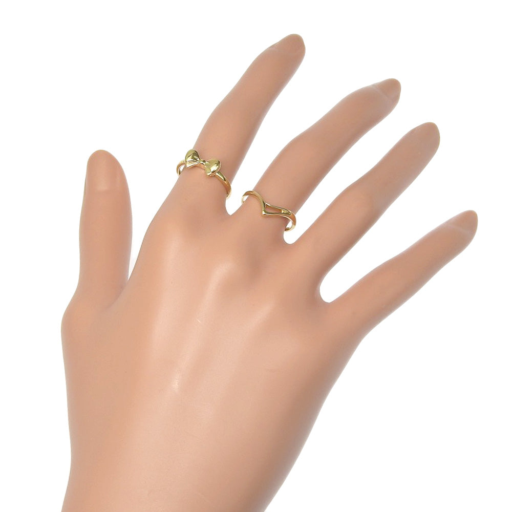 Mikimoto K18 Yellow Gold Ring Set