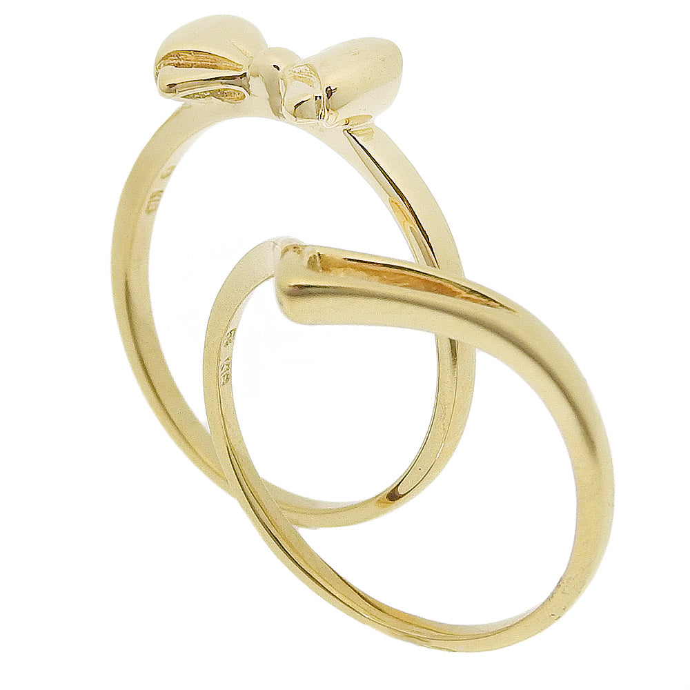 Mikimoto K18 Yellow Gold Ring Set