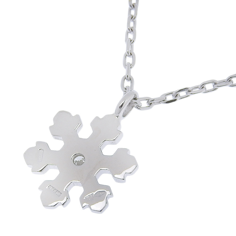 Bvlgari Snowflake Necklace K18 White Gold Diamond