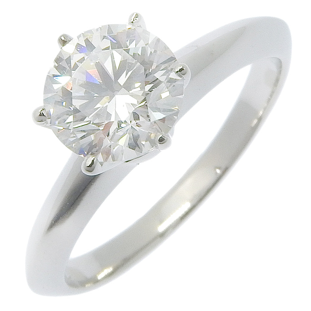 Tiffany & Co Platinum Diamond Solitaire Ring