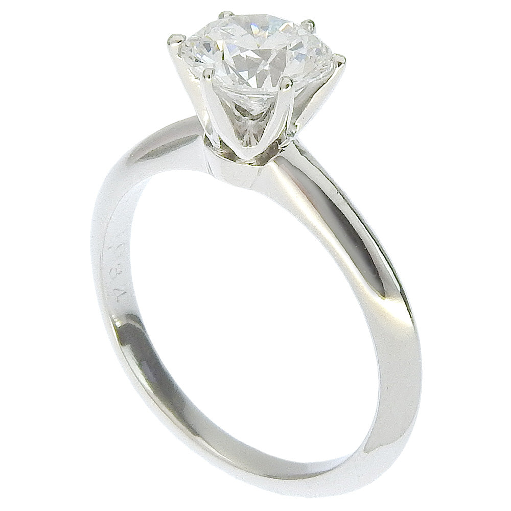 Tiffany & Co Platinum Diamond Solitaire Ring