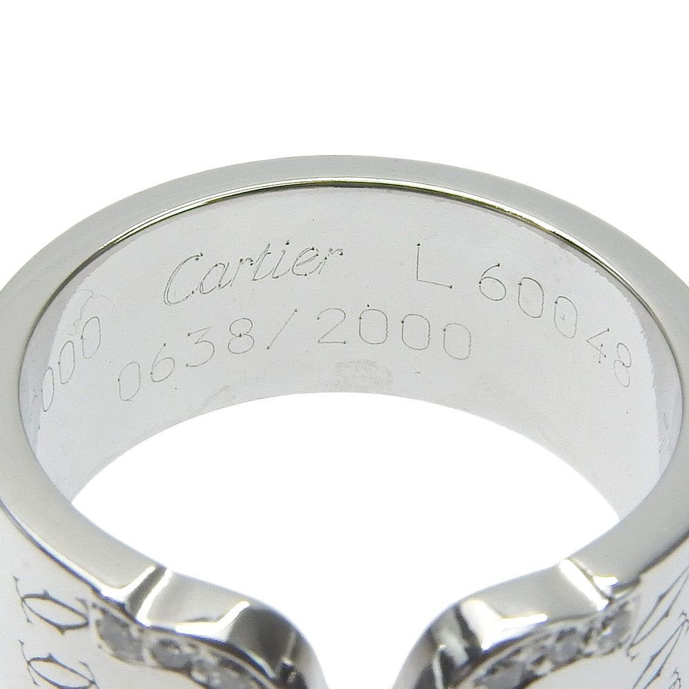 Cartier C2 Happy Birthday Ring K18 White Gold Diamond