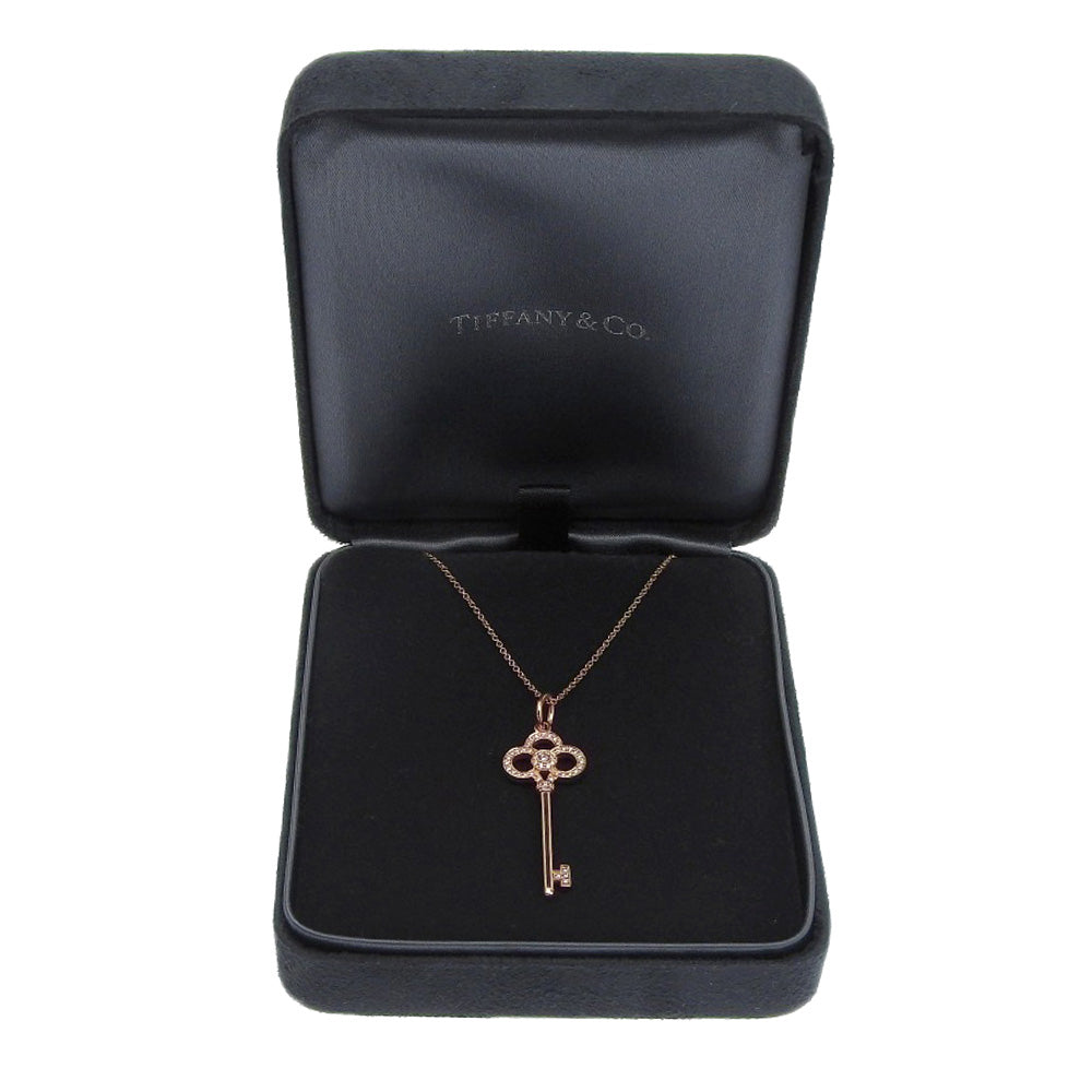 Tiffany & Co K18 Pink Gold Diamond Necklace