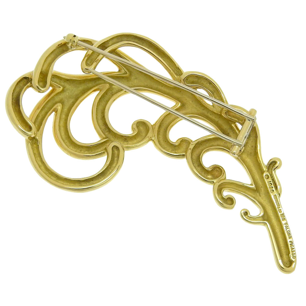 Tiffany K18 Yellow Gold Brooch