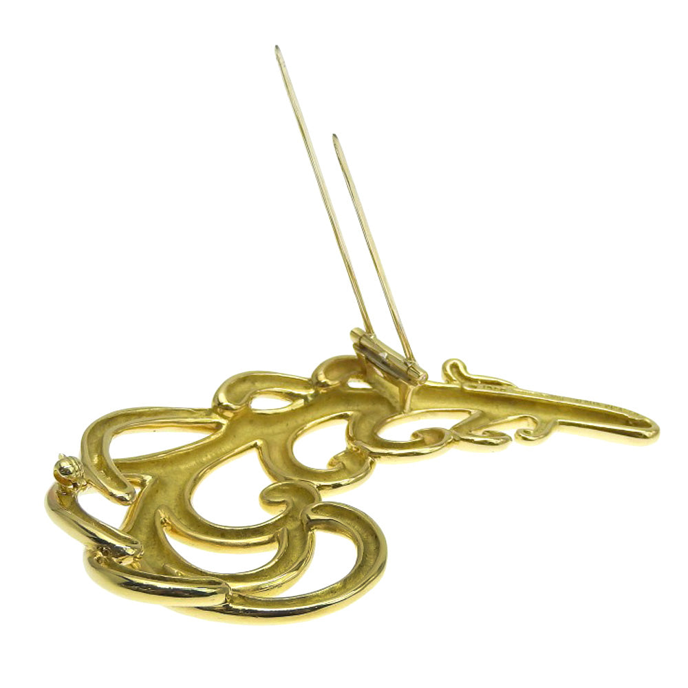 Tiffany K18 Yellow Gold Brooch