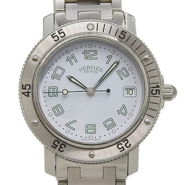 Hermes Clipper Diver Stainless Steel Watch