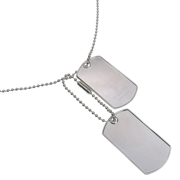 Gucci Silver925 Dog Tag Necklace