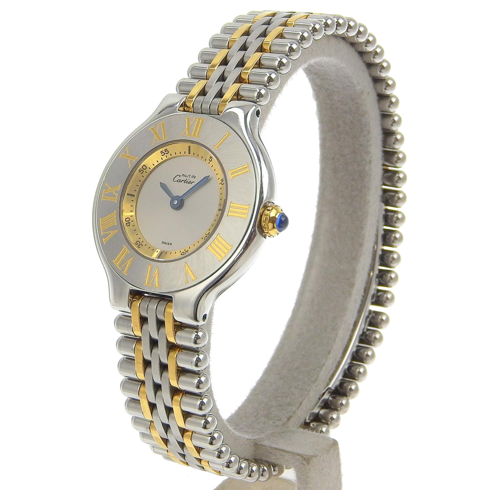 Cartier Quartz Must de Cartier 21 Wrist Watch Metal Quartz in Good condition
