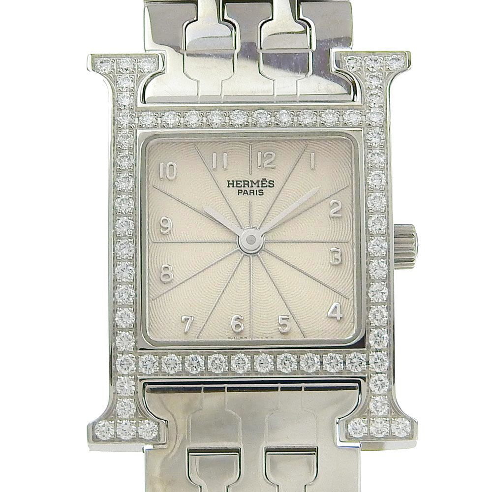 Hermes H Watch Quartz Stainless Steel