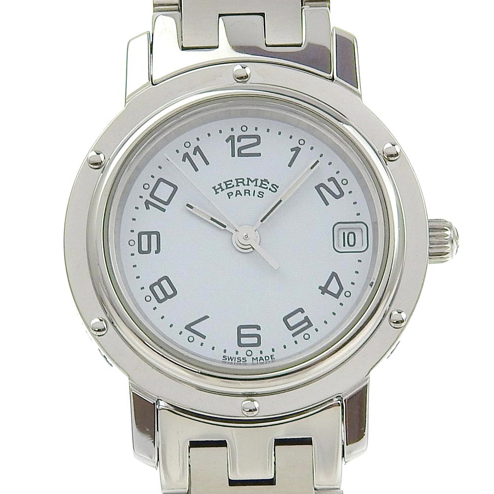 Hermes Quartz Clipper CL4 Wrist Watch Metal Quartz CL4.210 in Good condition