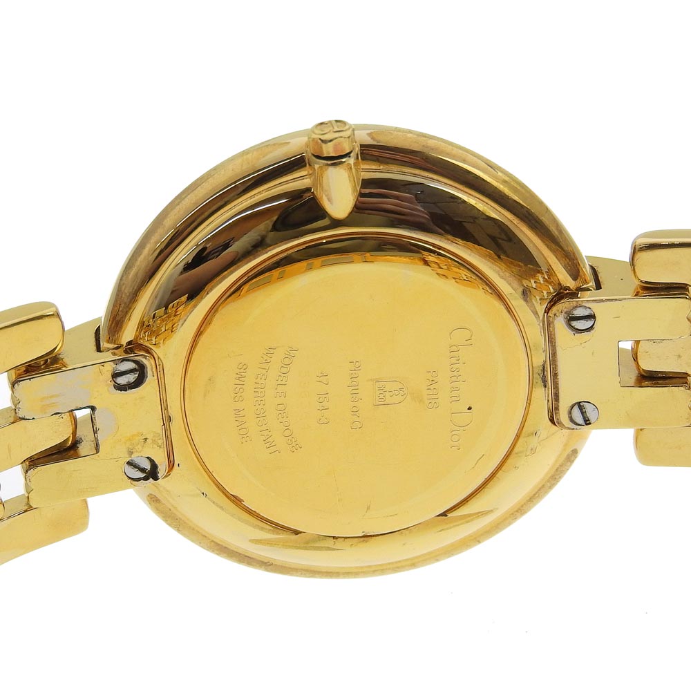 Dior Bagheera Gold Plated Quartz Watch 47154-3