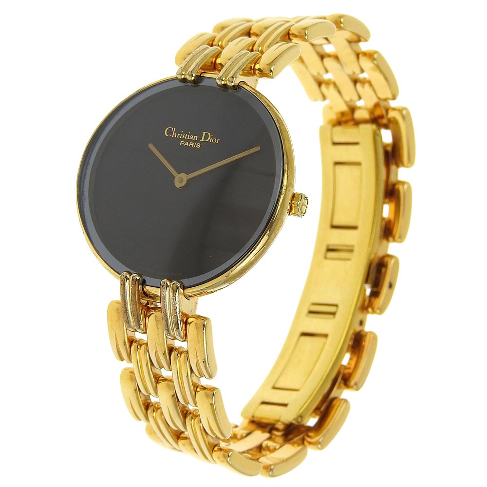 Dior Bagheera Gold Plated Stainless Steel Quartz Watch