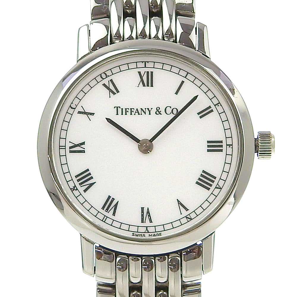 Tiffany & Co Quartz Classic Round Wrist Watch Metal Quartz in Good condition