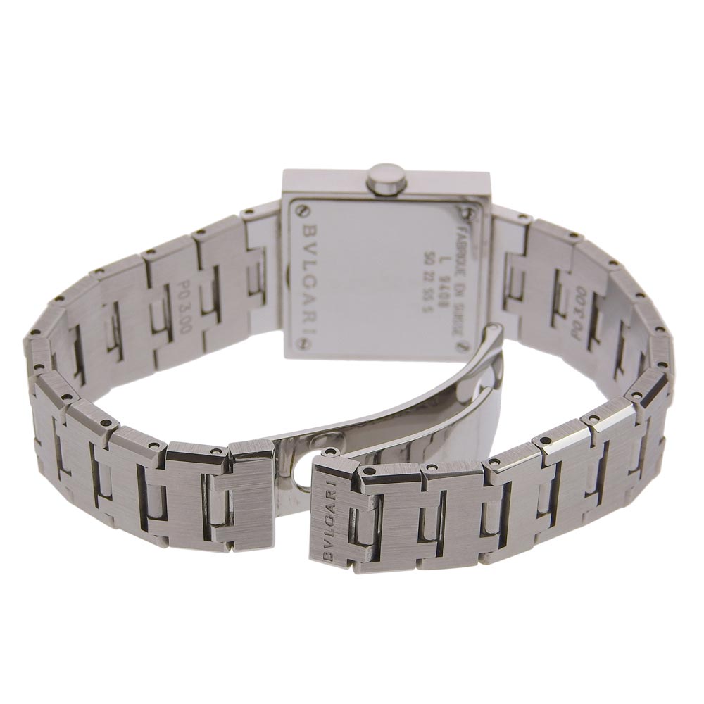 Bvlgari Quadrato Watch SQ22SS Stainless Steel Quartz