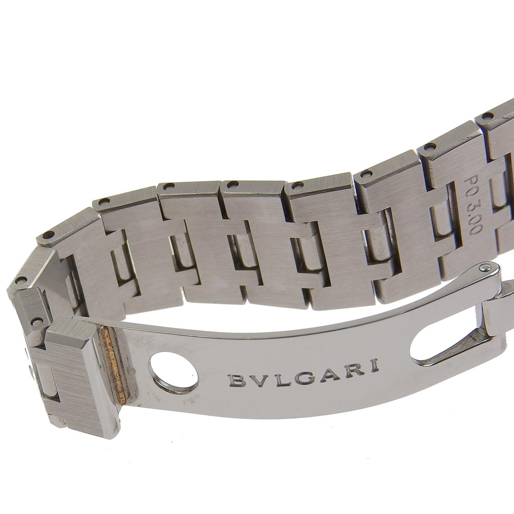 Bvlgari Quadrato Watch SQ22SS Stainless Steel Quartz